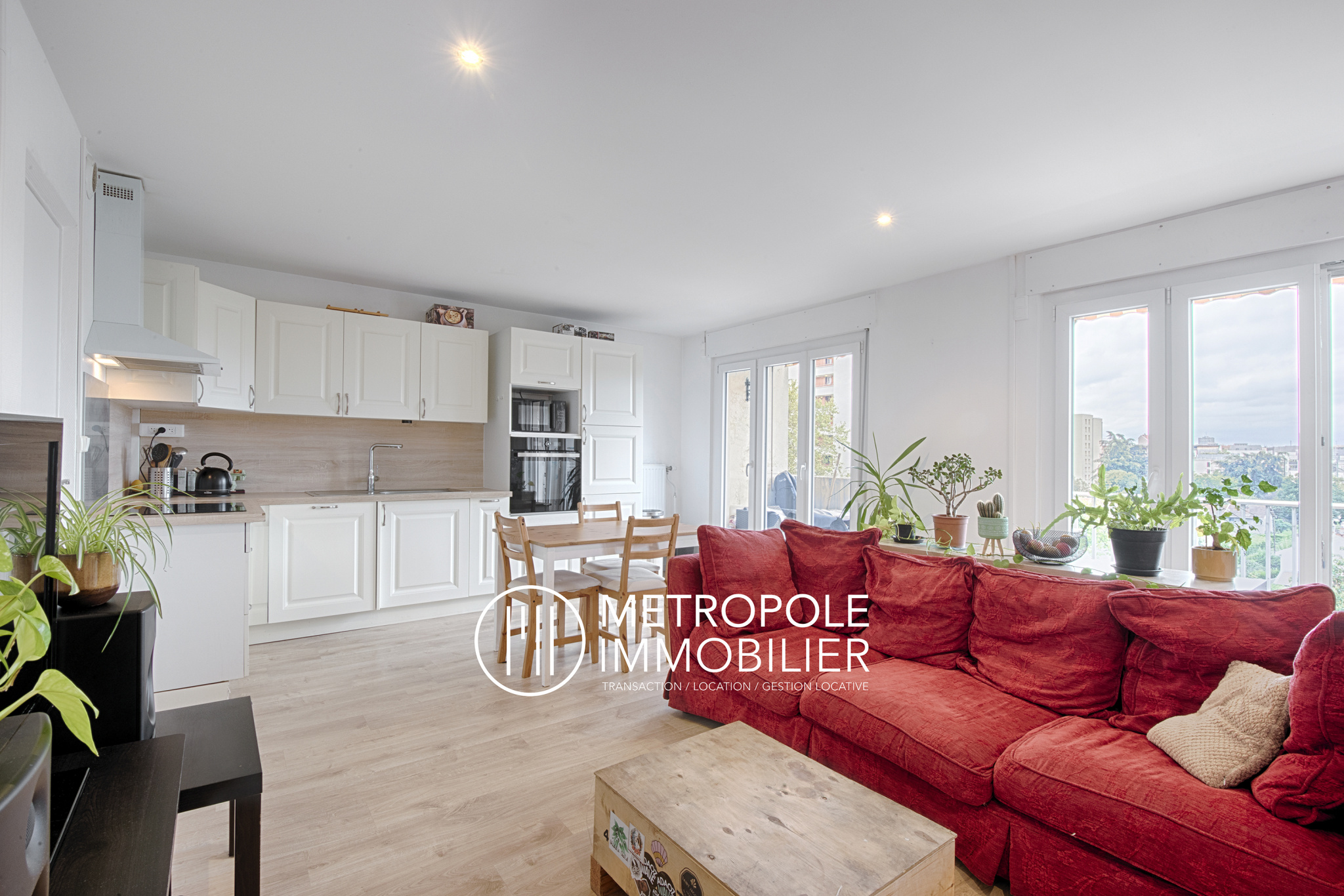 Vente Appartement 63m² 3 Pièces à Villeurbanne (69100) - Metropole Immobilier